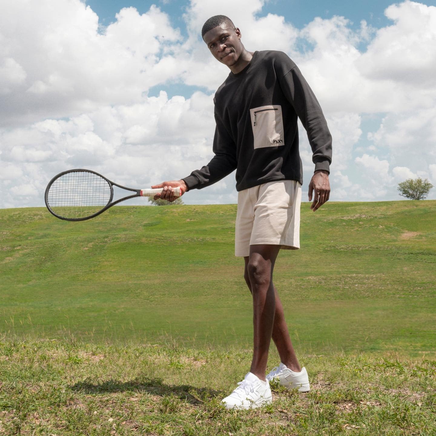 Men's Performance Oversized Crew with Pocket