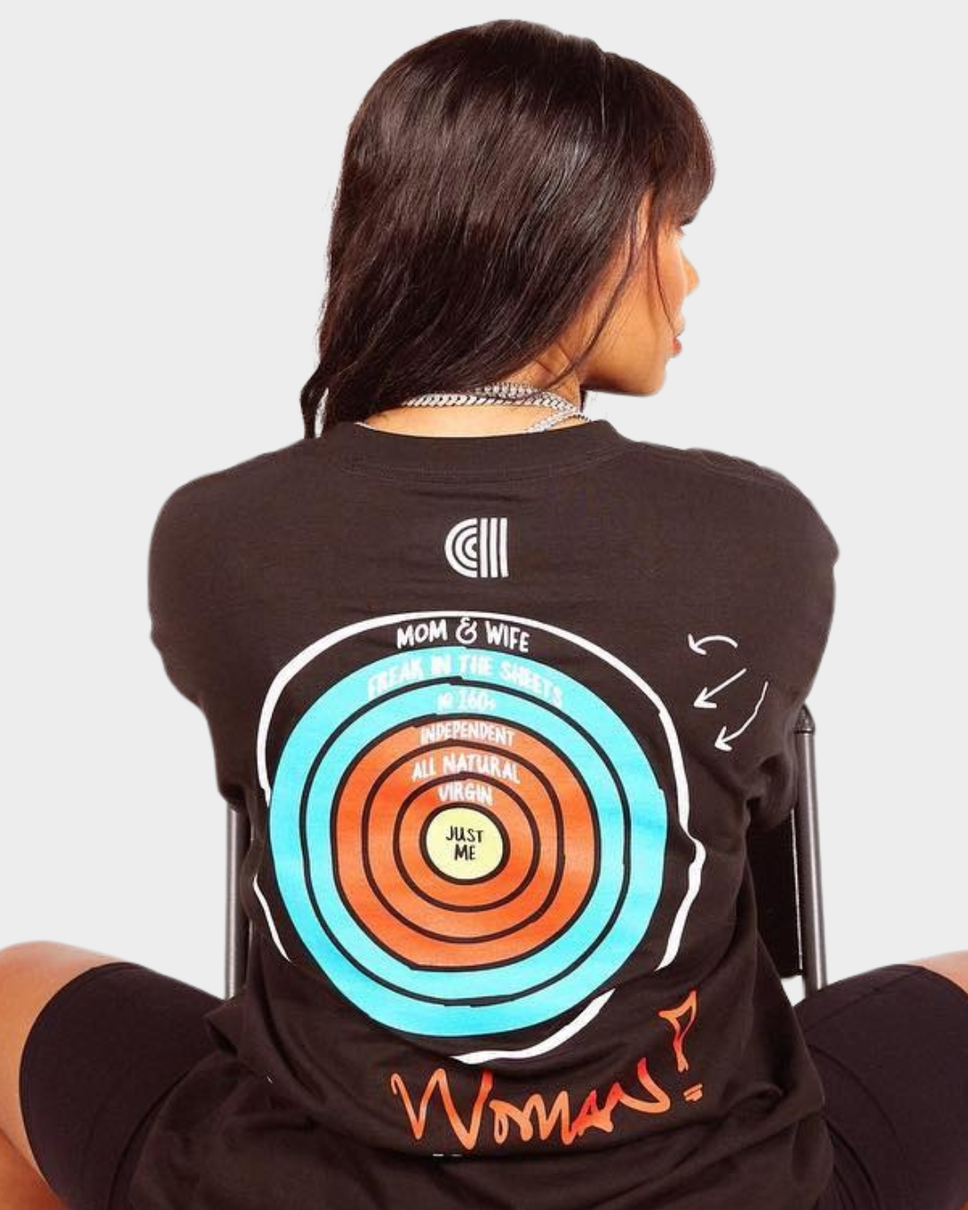 I Am Woman Bullseye Tee
