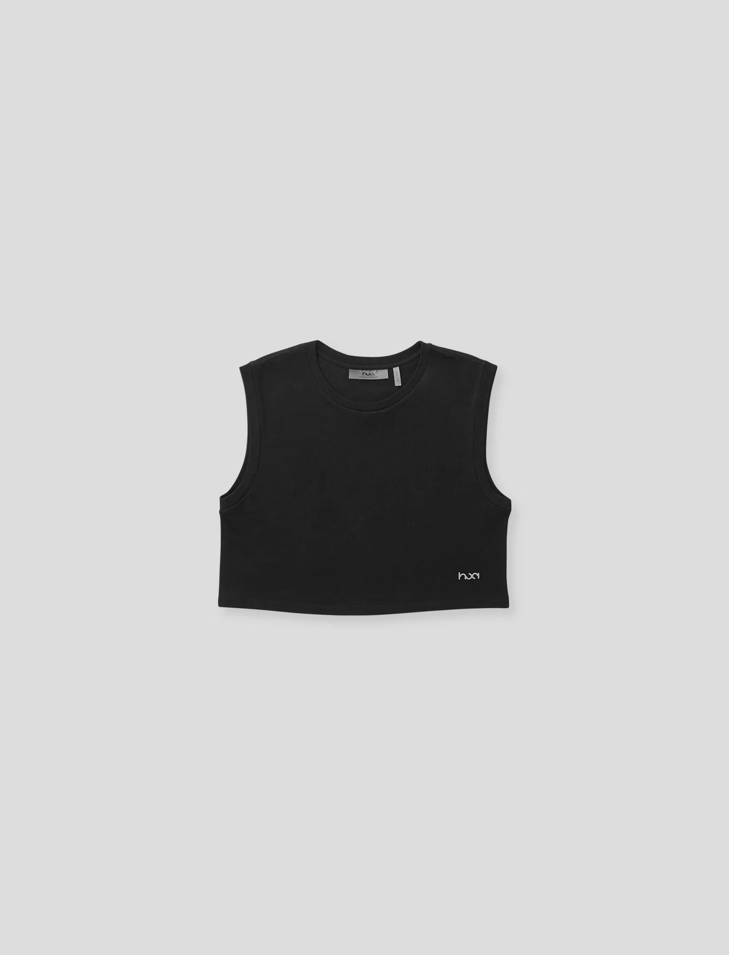 Unisex Casual Crop Muscle Top