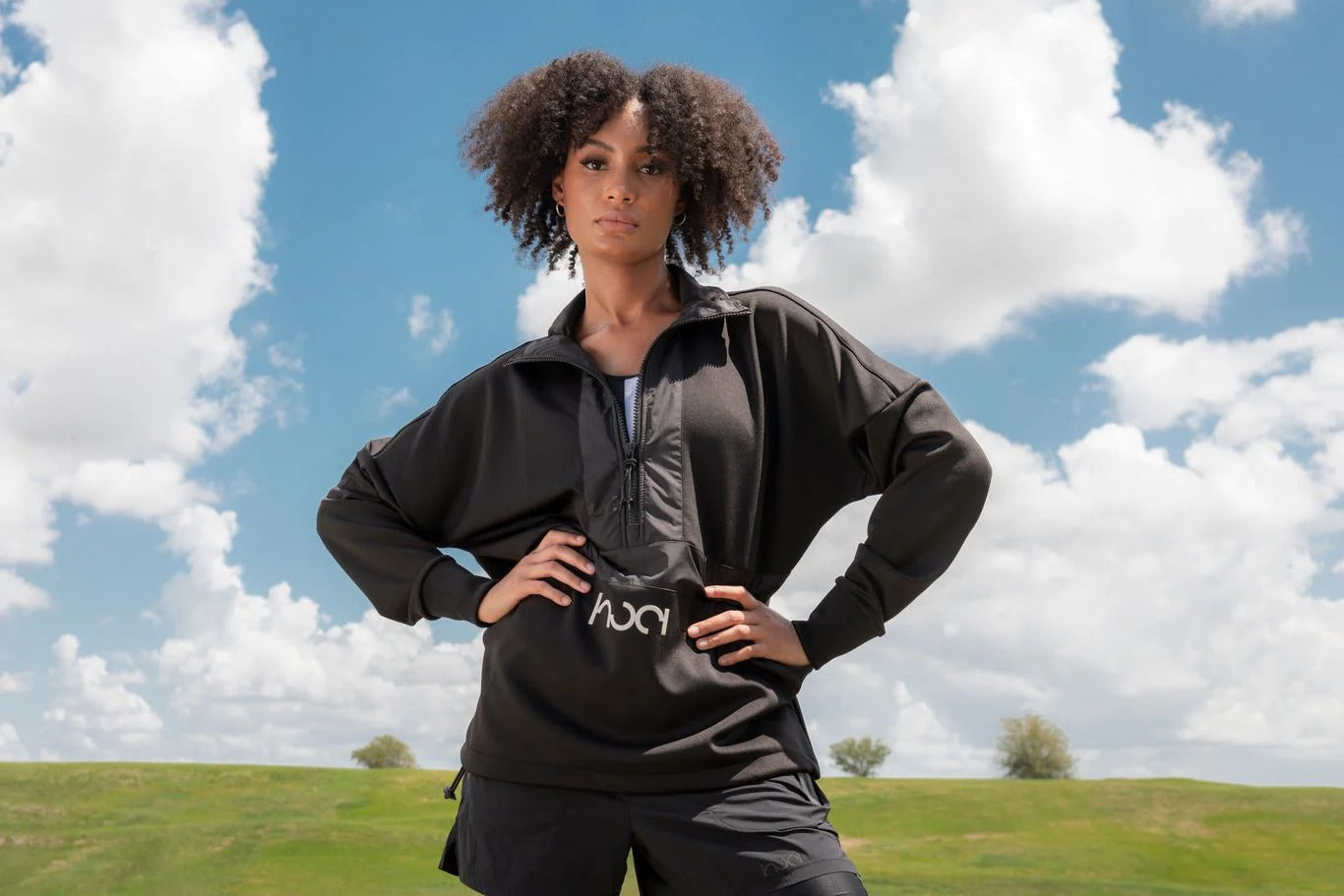 Unisex Performance Pop-Over 1/4 Zip Shell