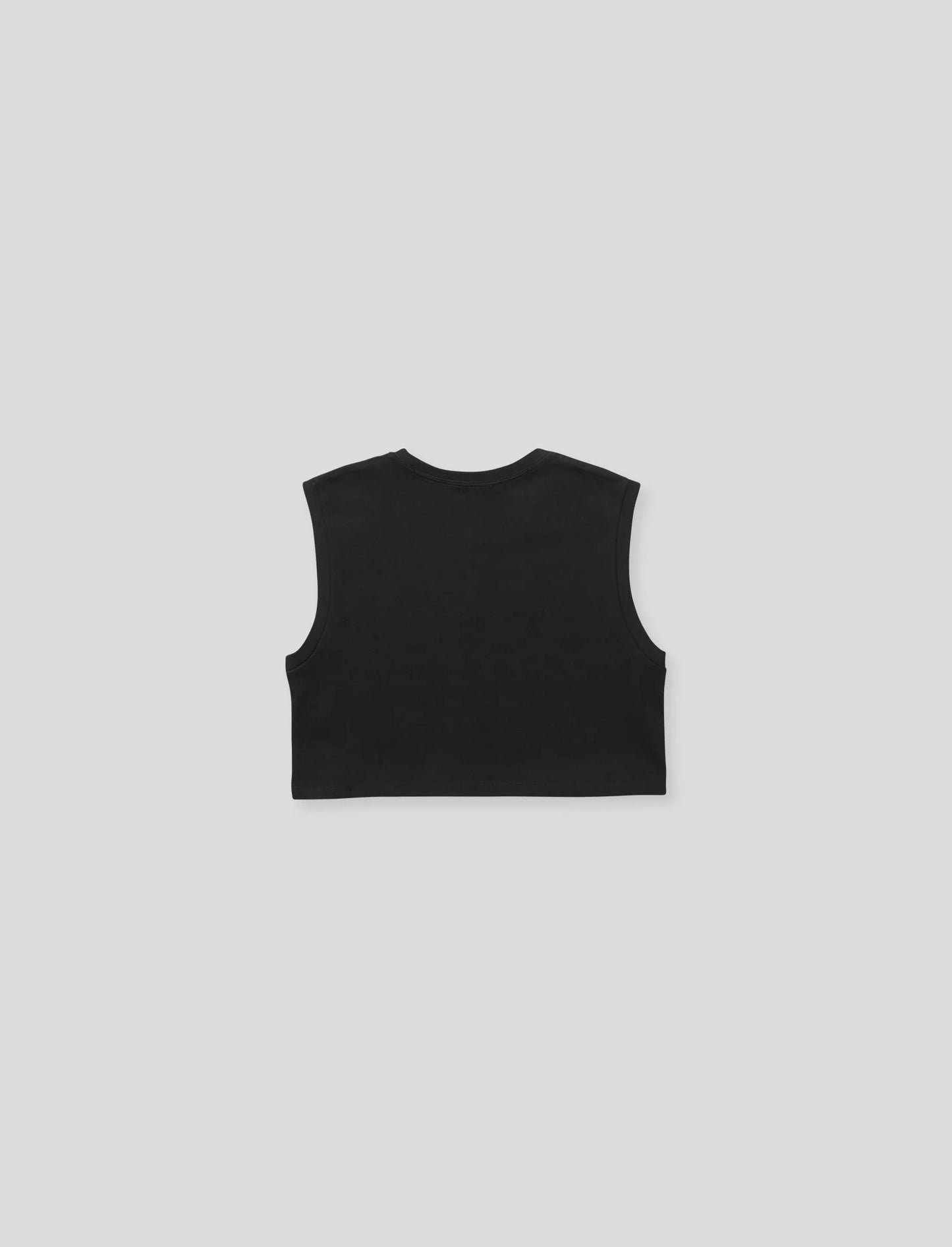 Unisex Casual Crop Muscle Top