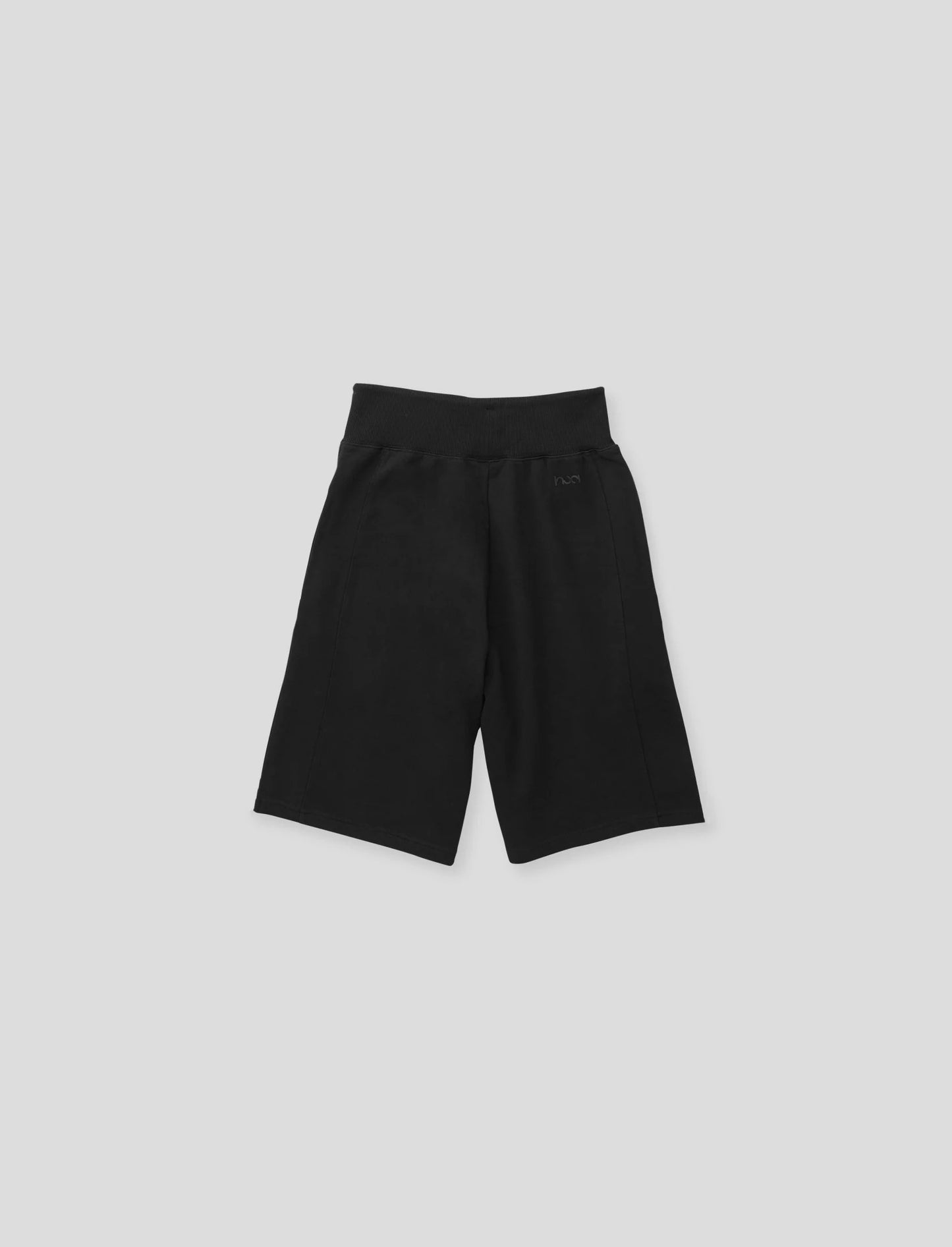 Women's Casual Lightweight French Terry Hi-Waist Knee Sweat Short