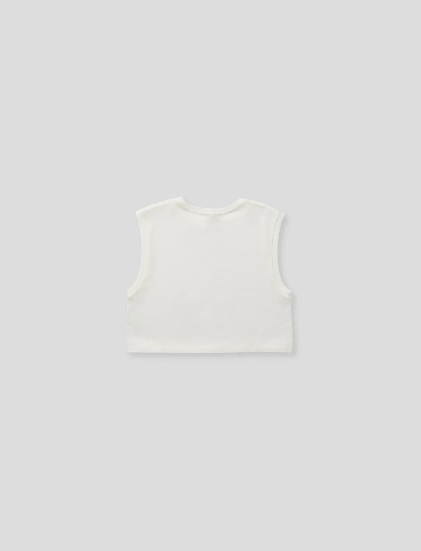 Unisex Casual Crop Muscle Top