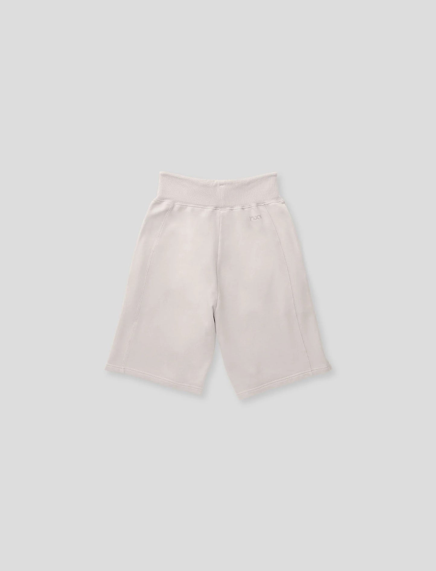 Women's Casual Lightweight French Terry Hi-Waist Knee Sweat Short