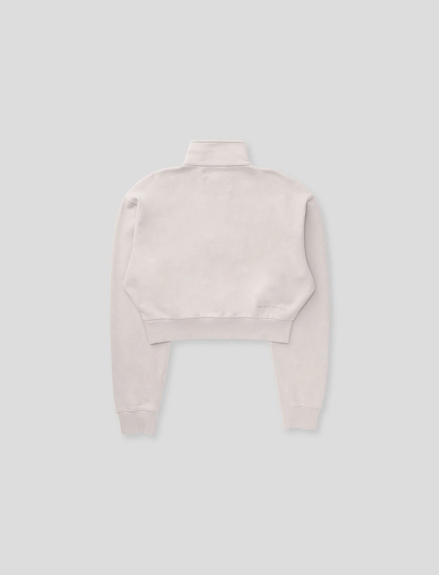 Women's Casual Lightweight French Terry Crop 1/4 Zip Sweatshirt