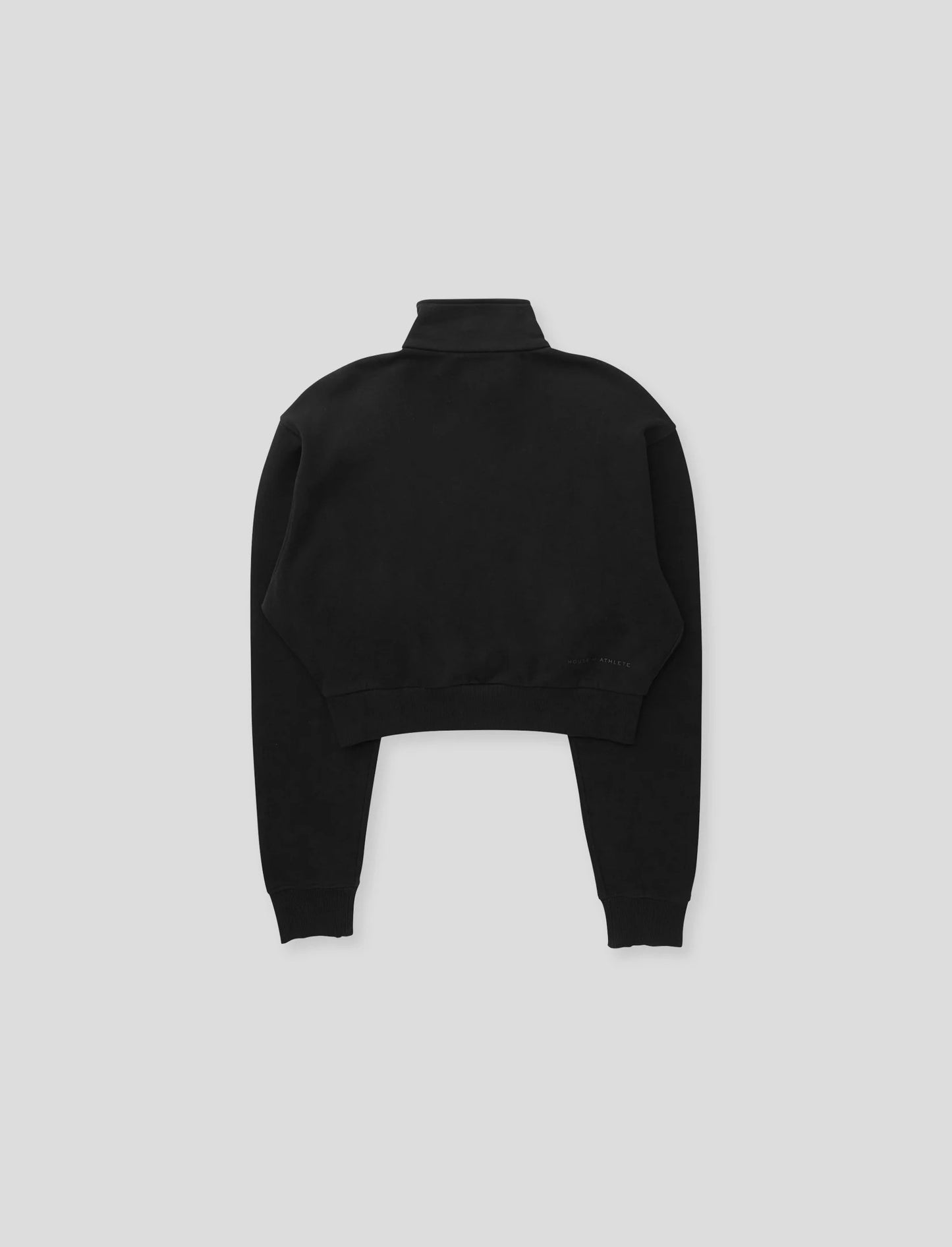 Women's Casual Lightweight French Terry Crop 1/4 Zip Sweatshirt