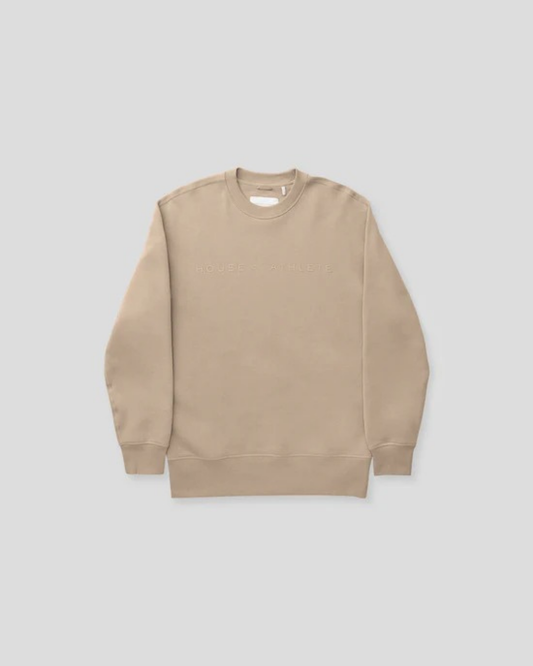 Men's Casual Relaxed Logo Crew