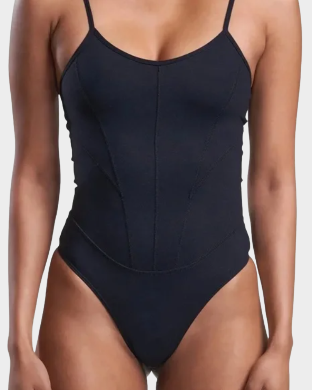 Women's Performance Power Span Thong Bodysuit