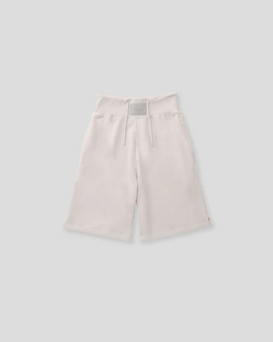 Women's Casual Lightweight French Terry Hi-Waist Knee Sweat Short