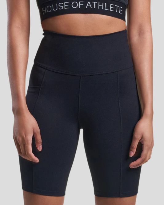 Women's Performance Power Span Hi-Waist Bike Short
